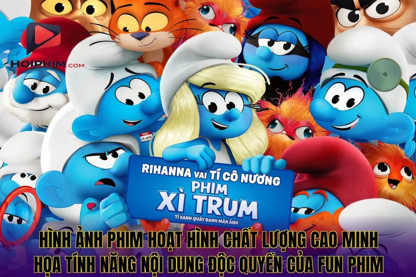 Hình ảnh phim hoạt hình chất lượng cao minh họa tính năng nội dung độc quyền của Fun Phim