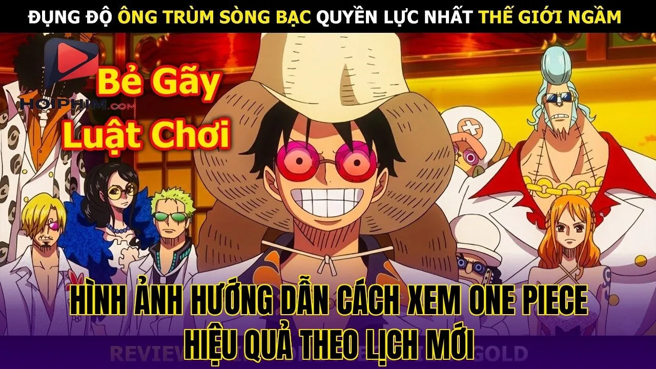 Hình ảnh hướng dẫn cách xem One Piece hiệu quả theo lịch mới