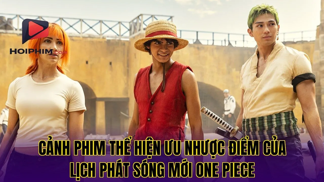 Cảnh phim thể hiện ưu nhược điểm của lịch phát sóng mới One Piece