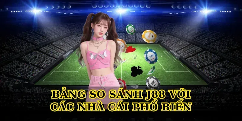 Bảng so sánh J88 với các nhà cái phổ biến
