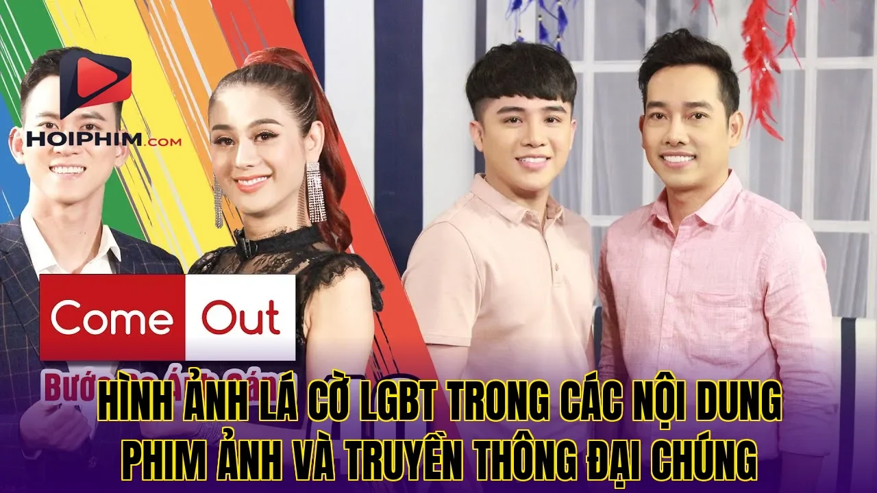 Hình ảnh lá cờ LGBT trong các nội dung phim ảnh và truyền thông đại chúng