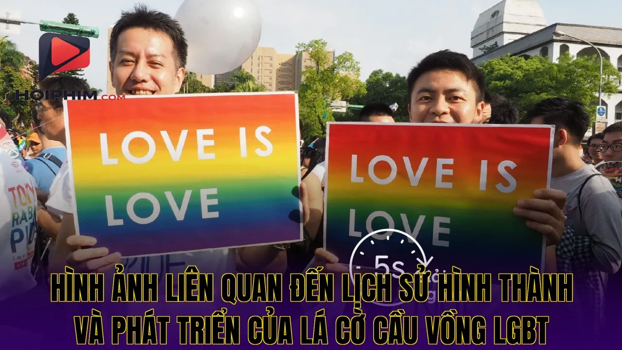 Hình ảnh liên quan đến lịch sử hình thành và phát triển của lá cờ cầu vồng LGBT