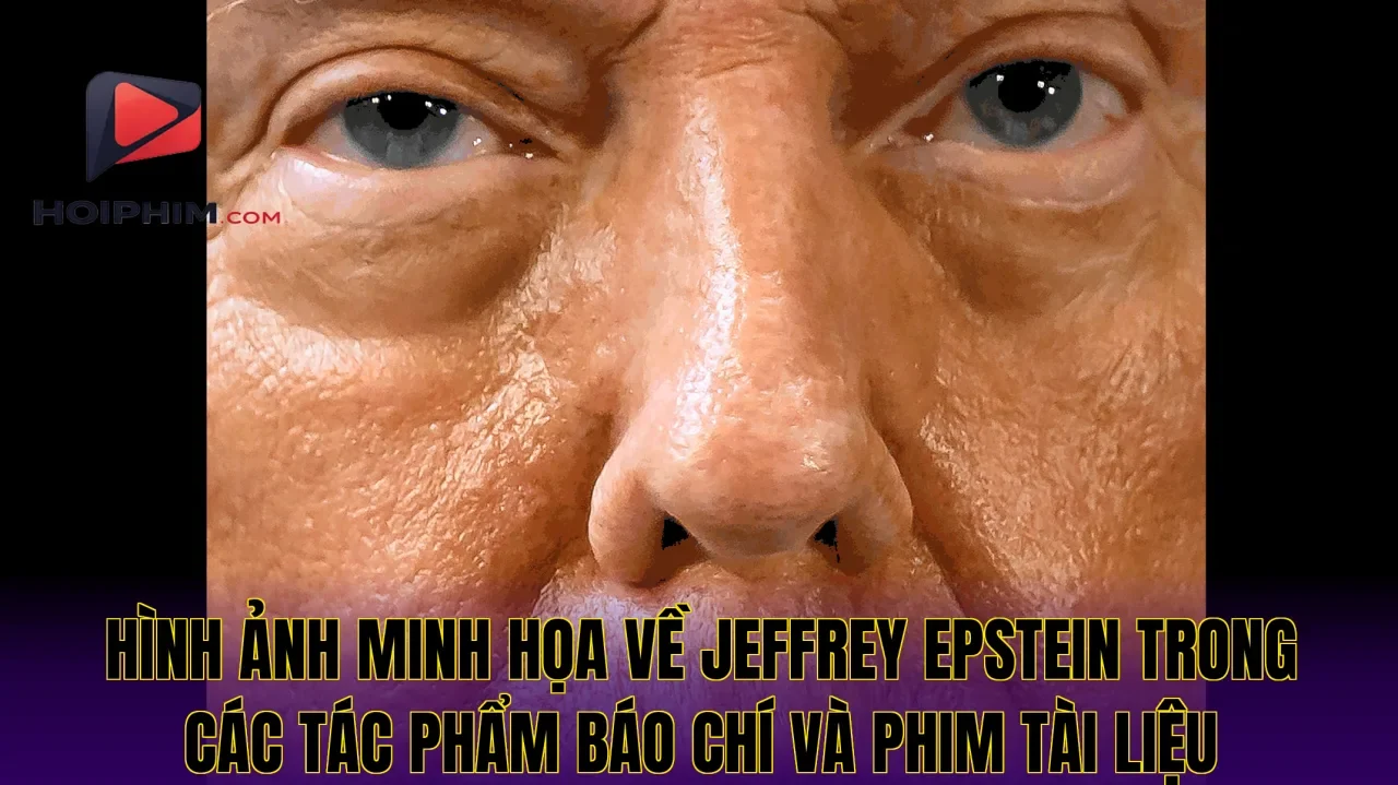 Hình ảnh minh họa về Jeffrey Epstein trong các tác phẩm báo chí và phim tài liệu